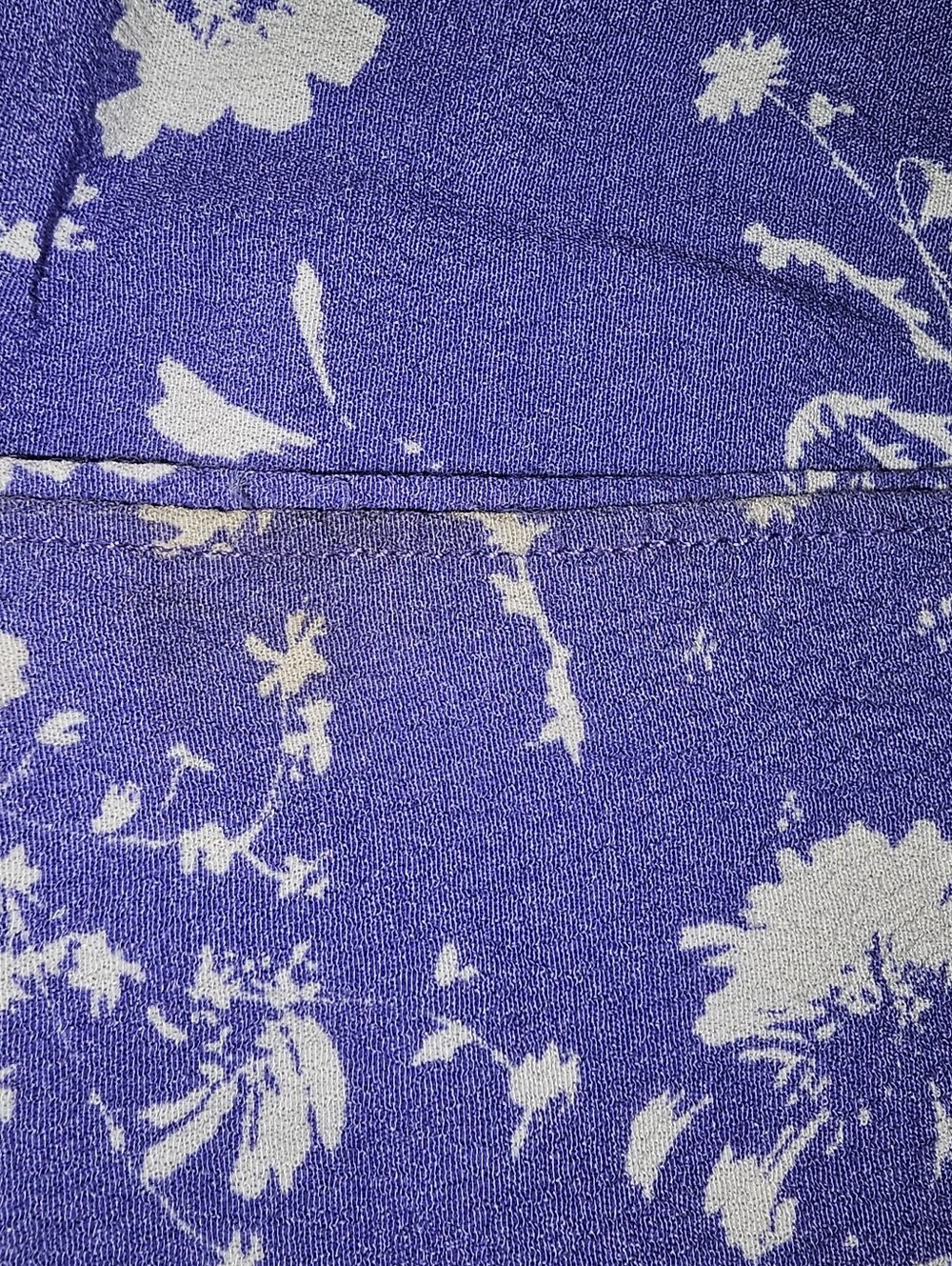 Free People Purple Floral Smocked Jusmpsuit Small - Picture 11 of 12